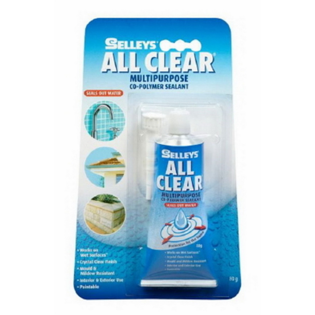 All Clear 80g Multi-Purpose Sealant 930069712387901 All Clear 80g Multi-Purpose Sealant 930069712387901