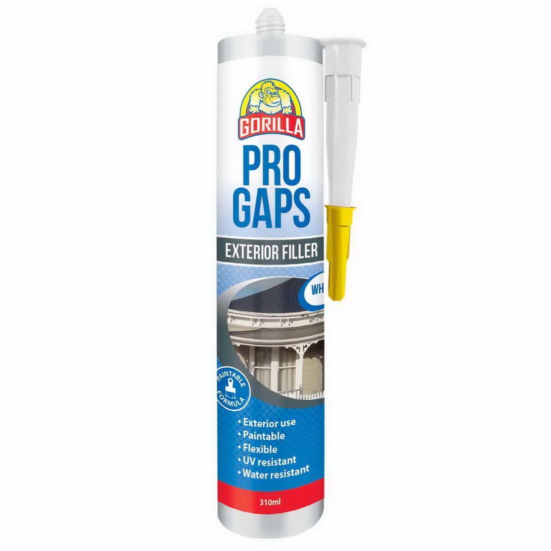 Pro Gaps 310ml Exterior Filler White Pro Gaps 310ml Exterior Filler White