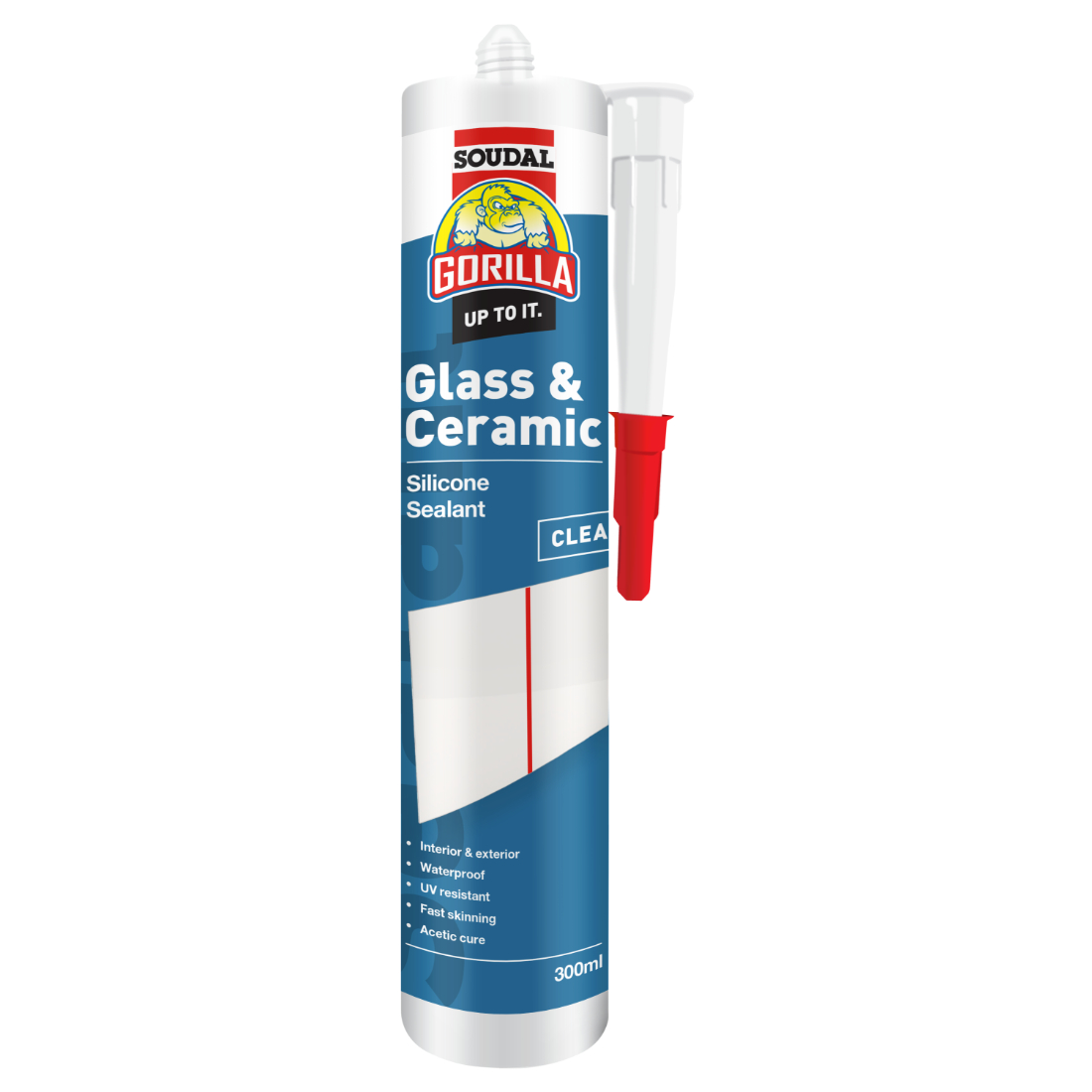 Glass & Ceramic Silicone Sealant Translucent 300ml PlaceMakers NZ