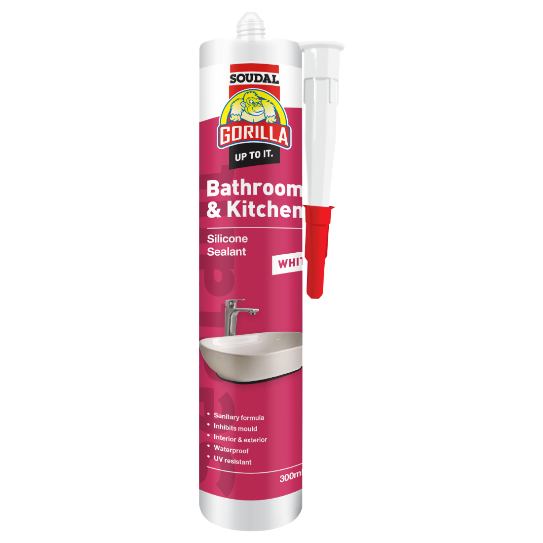 Bathroom & Kitchen Silicone Sealant White 300ml PlaceMakers NZ