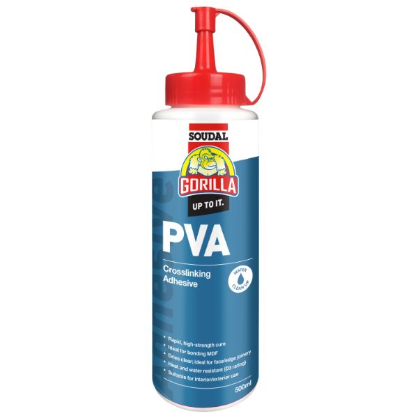 PVA Crosslinking Emulsion Adhesive 500ml Tube White 23001 PVA Crosslinking Emulsion Adhesive 500ml Tube White 23001