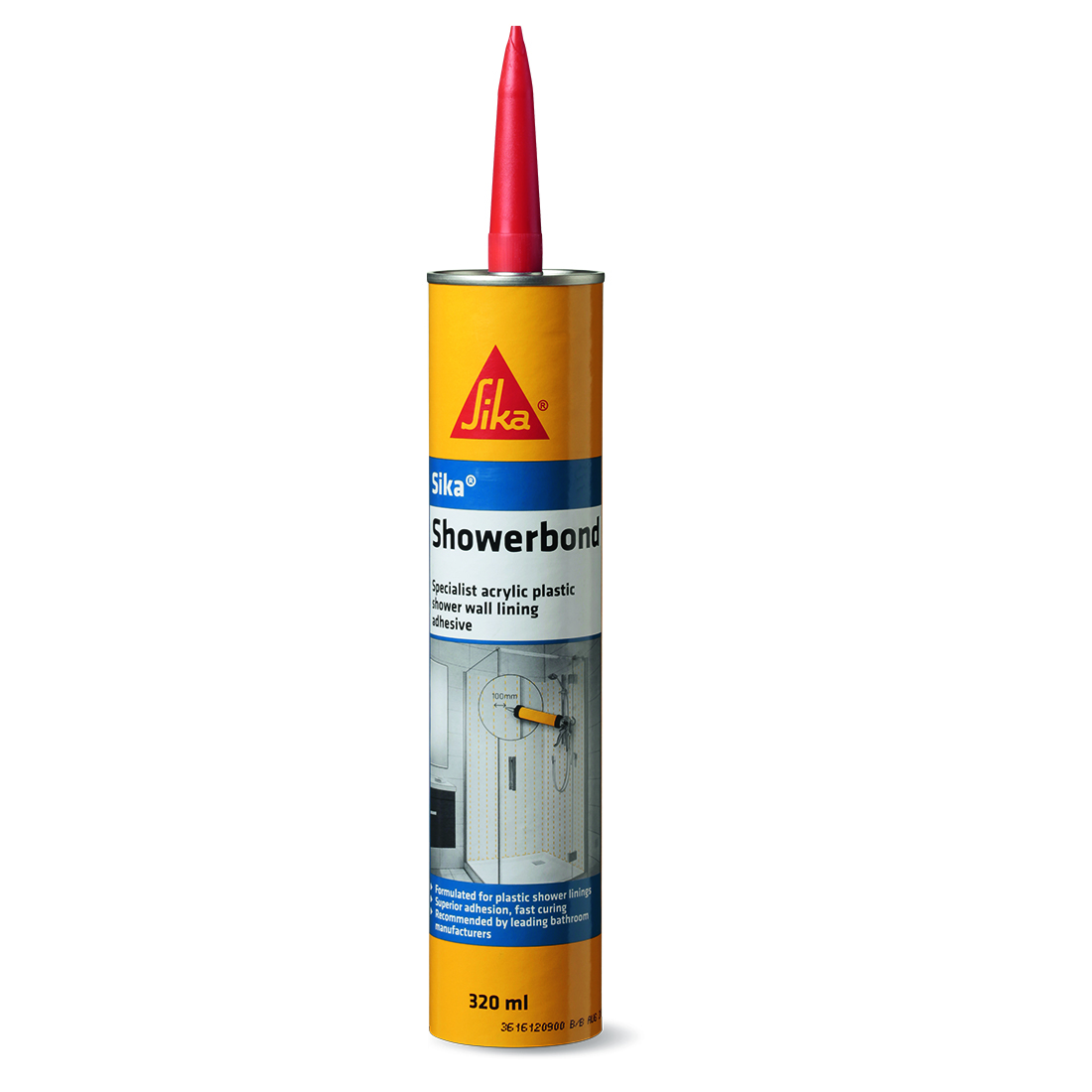 Plastic Shower Lining Adhesive 320ml Green Plastic Shower Lining Adhesive 320ml Green