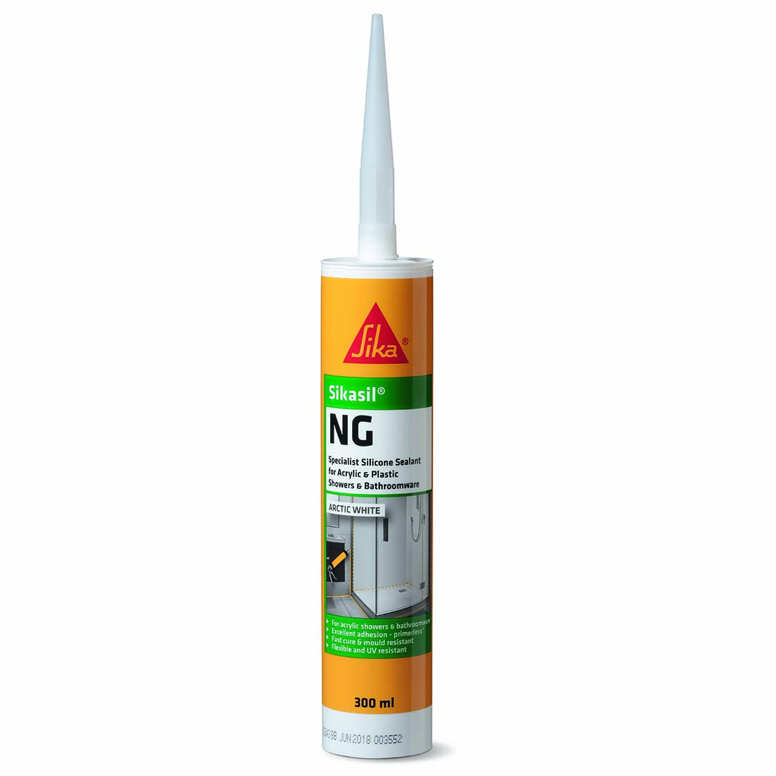 Sikasil NG Acrylic Silicone Sealant Arctic White 300ml 430569 Sikasil NG Acrylic Silicone Sealant Arctic White 300ml 430569
