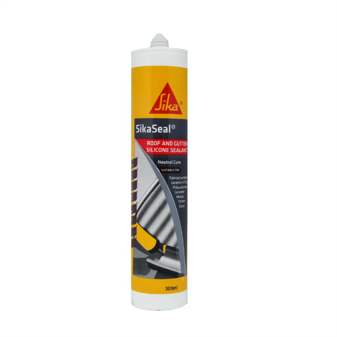 Sikasil AP 300ml Multipurpose Roof & Gutter Silicone Sealant Sikasil AP 300ml Multipurpose Roof & Gutter Silicone Sealant