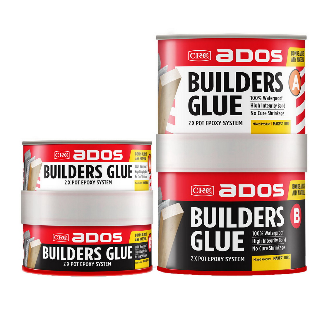 500ml Builders 2 Part Epoxy Glue Tan 500ml Builders 2 Part Epoxy Glue Tan