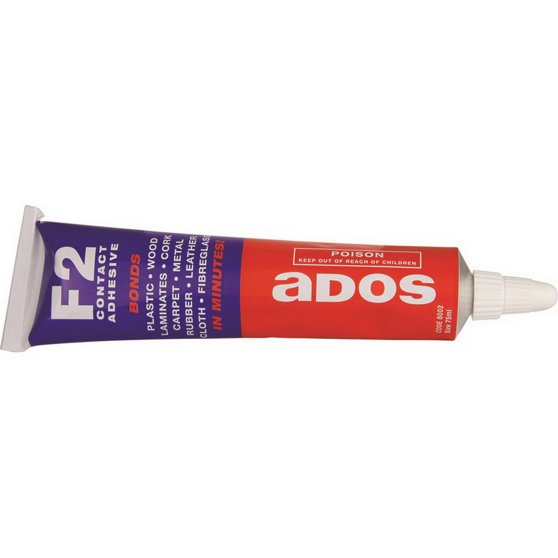 ADOS F2 Multi-purpose Contact Adhesive 75mL Tube Honey 8002 ADOS F2 Multi-purpose Contact Adhesive 75mL Tube Honey 8002
