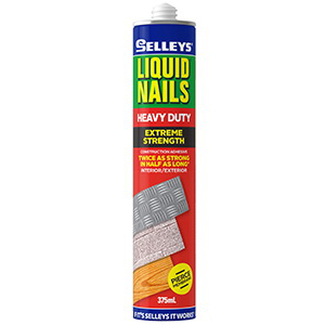 Liquid Nails 375mL Heavy Duty Multipurpose Construction Adhesive Twin Pack Liquid Nails 375mL Heavy Duty Multipurpose Construction Adhesive Twin Pack