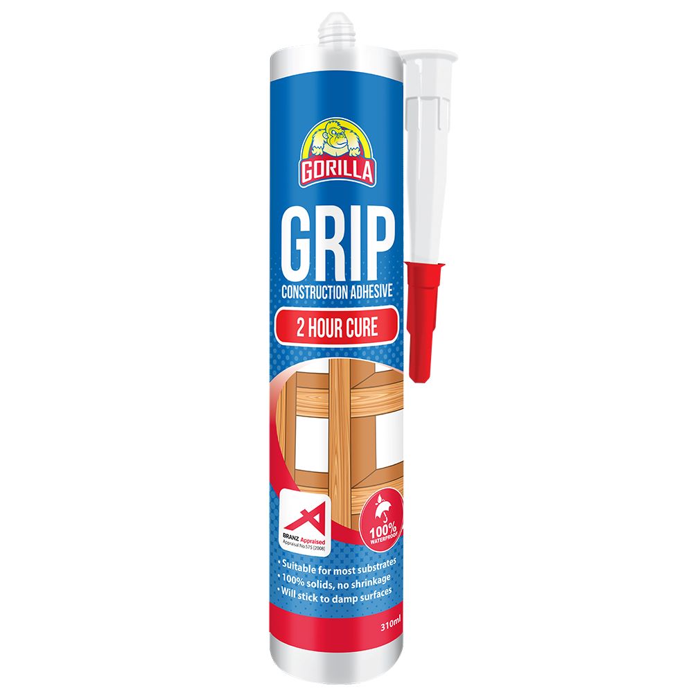 Gorilla Grip 2-Hour Cure Construction Adhesive 310ml Gorilla Grip 2-Hour Cure Construction Adhesive 310ml