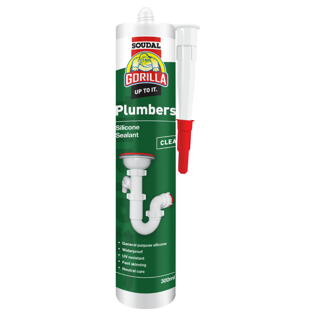 Plumbers Silicone Sealant Translucent 300ml Plumbers Silicone Sealant Translucent 300ml