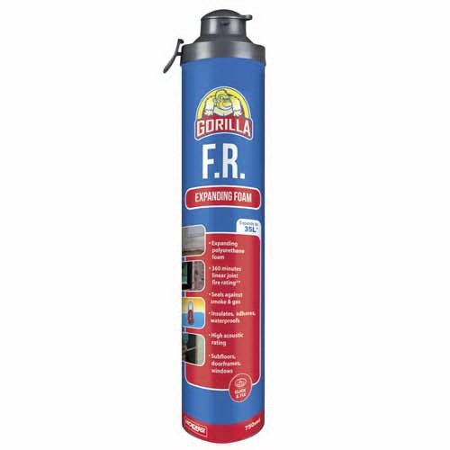 750ml Click & Fix Fire Rated Expanding Foam Light Red 750ml Click & Fix Fire Rated Expanding Foam Light Red