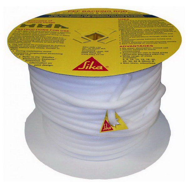PEF Backing Rod 12mm x 50m White 450484 PEF Backing Rod 12mm x 50m White 450484