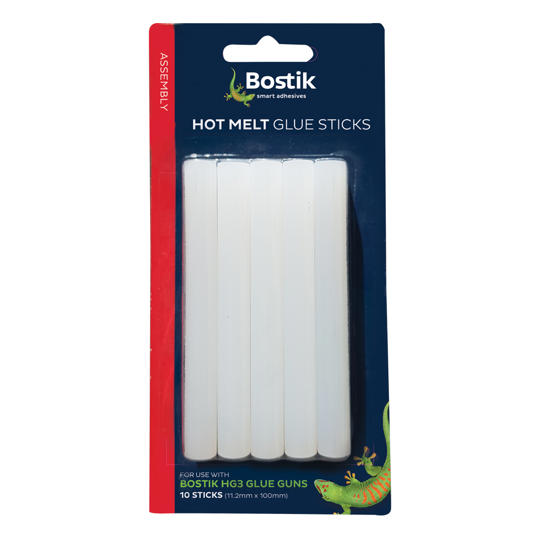 HG3 Hot Melt Glue Stick 10 Pack Clear 100mm HG3 Hot Melt Glue Stick 10 Pack Clear 100mm