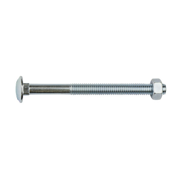 Coach Bolt and Nut 12 x 75mm 4.6 Galvanised Steel BCHMG120753 Coach Bolt and Nut 12 x 75mm 4.6 Galvanised Steel BCHMG120753