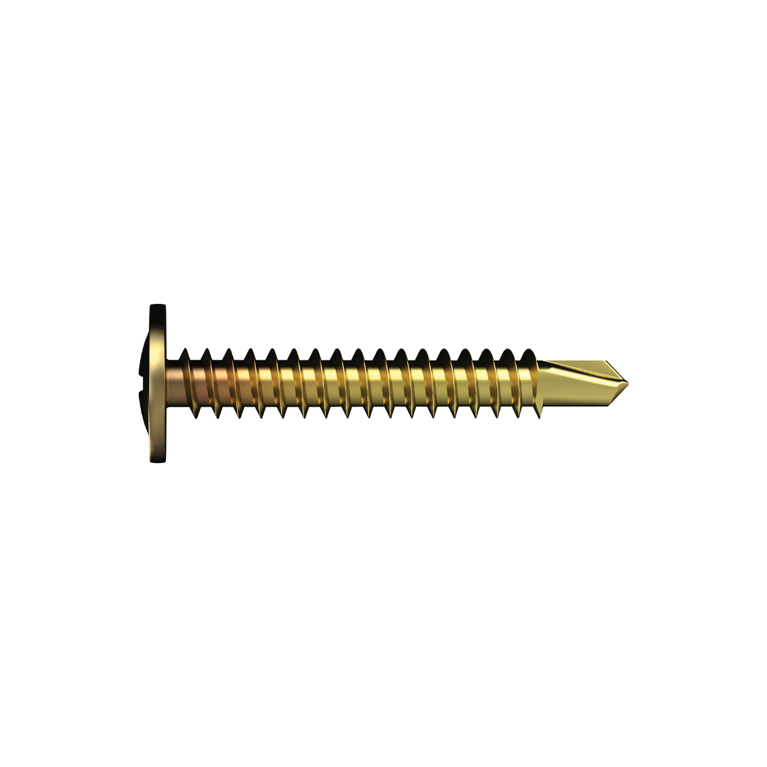 Self Drilling Screw for Metal 8g-18 x 25mm Button Head Phillips Drive Zinc Yellow SMBCZ080258 Self Drilling Screw for Metal 8g-18 x 25mm Button Head Phillips Drive Zinc Yellow SMBCZ080258