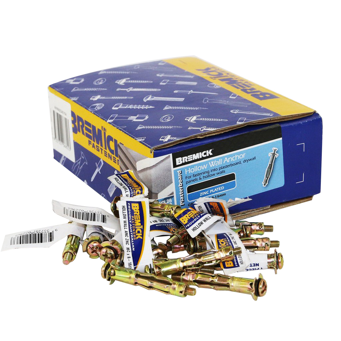 Hollow Wall Anchor M4 x 816mm Zinc Plated AHWMZ040164 PlaceMakers NZ