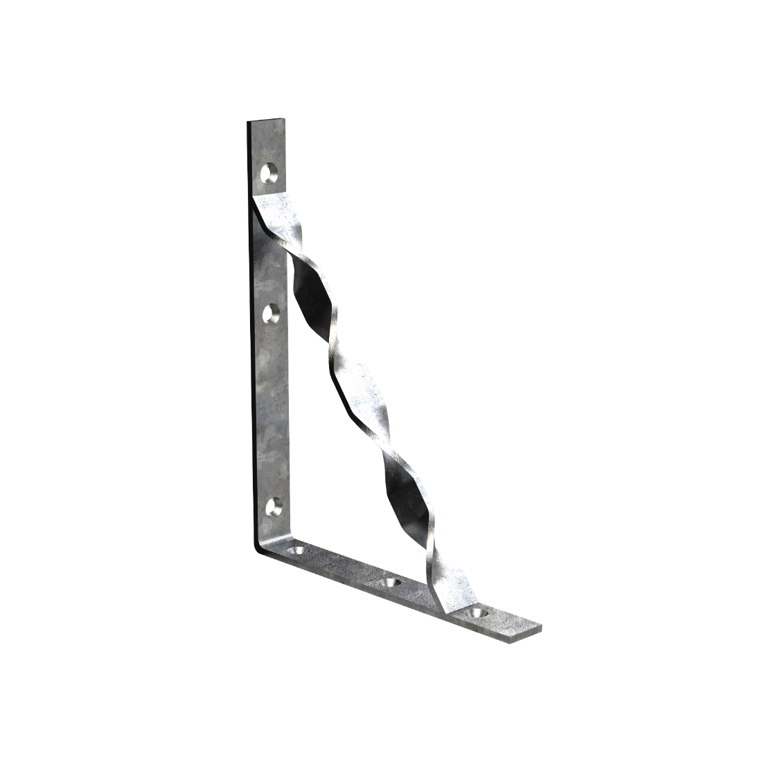 Stayed Bracket 400 x 250 x 25mm Galvanised BSTSG400S025R Stayed Bracket 400 x 250 x 25mm Galvanised BSTSG400S025R