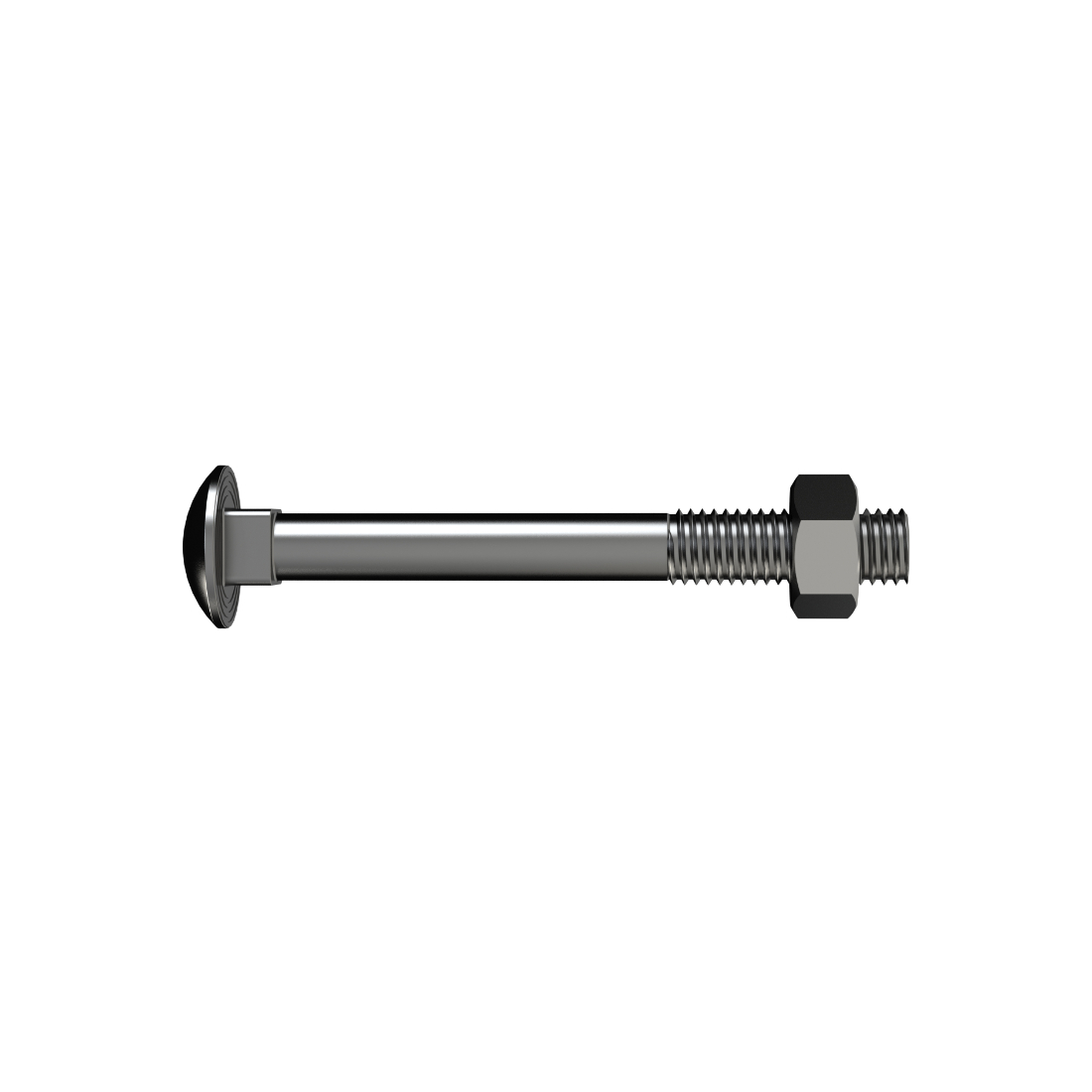 Coach Bolt and Nut 12 x 220mm T316 Stainless Steel BCHM6122203 Coach Bolt and Nut 12 x 220mm T316 Stainless Steel BCHM6122203