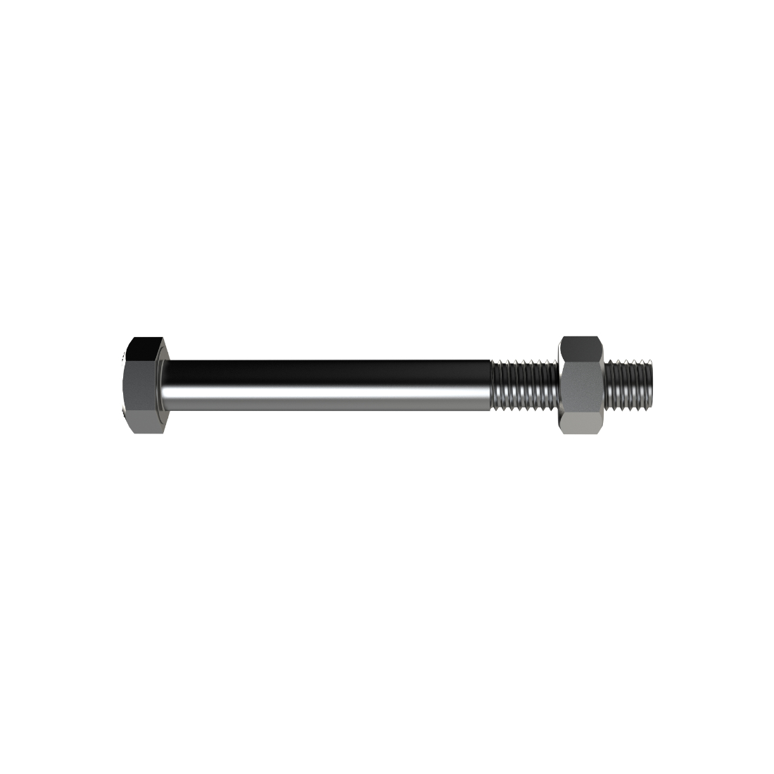 Engineer Bolt and Nut M12 x 120mm Hex Head T316 Stainless Steel