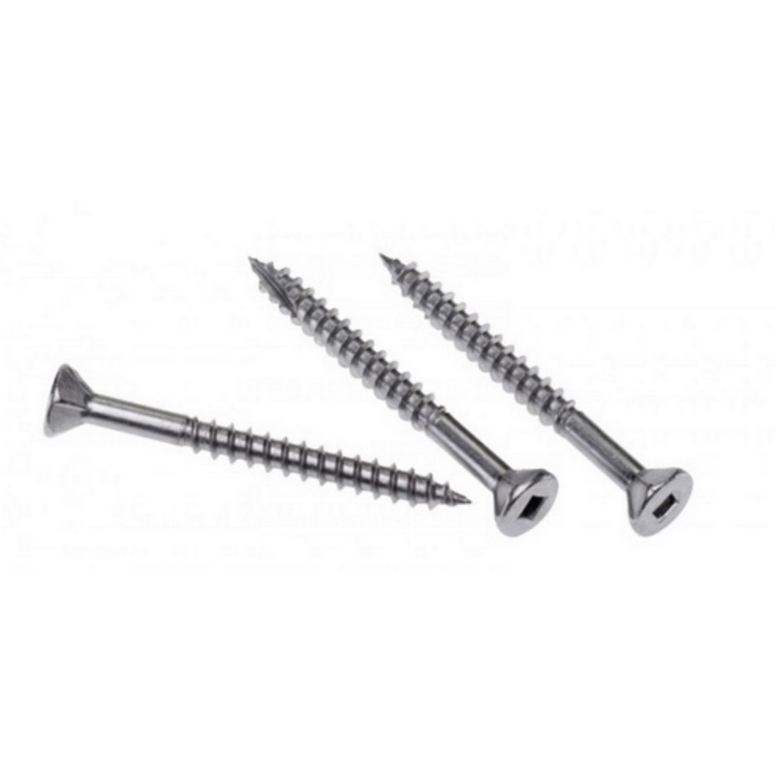 Plyfix Screw Type 17 10g x 50mm Ribbed Countersink Head Square Drive