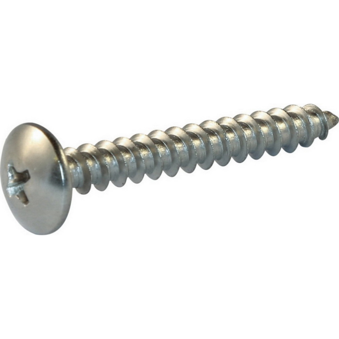Self Tapping Screw 6g x 16mm Pan Head Square Drive T302 Stainless Steel