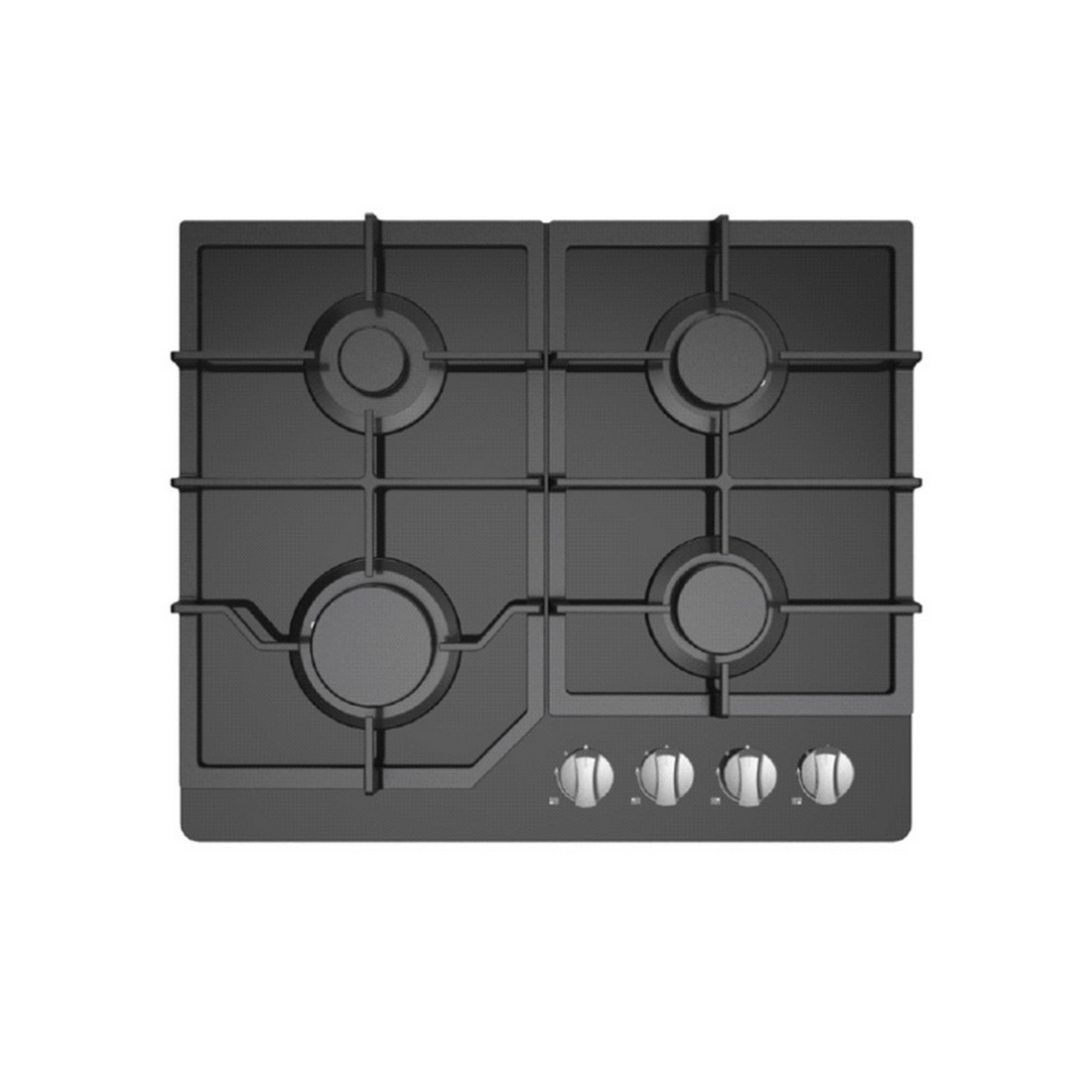 Gas Cooktop with Wok Hob 60cm Black Glass 60G40ME084-GFT Gas Cooktop with Wok Hob 60cm Black Glass 60G40ME084-GFT
