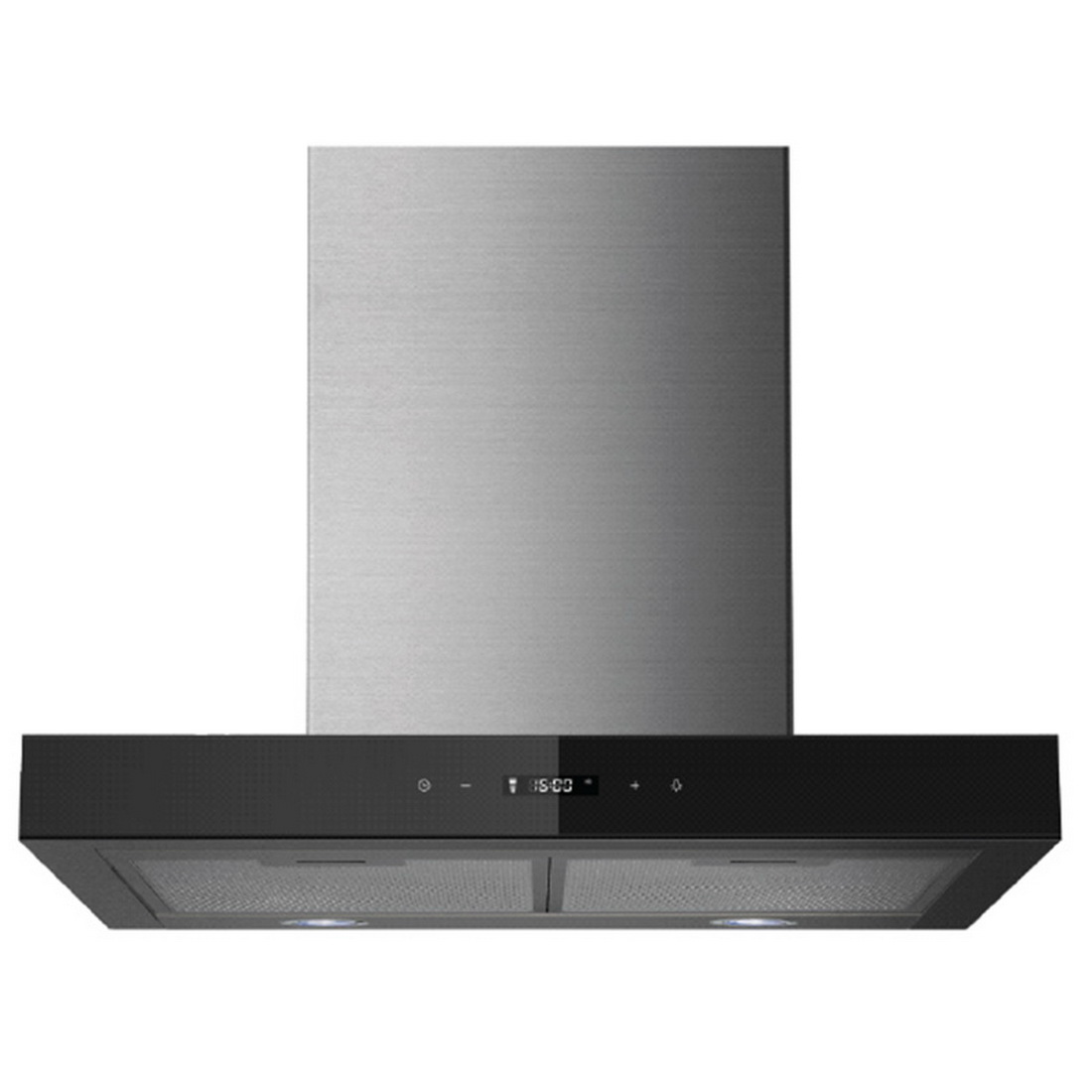 T-Shape Touch Control Canopy Range Hood 60cm 800 cubic-m/hr Stainless Steel & Glass E60TEW2M75 T-Shape Touch Control Canopy Range Hood 60cm 800 cubic-m/hr Stainless Steel & Glass E60TEW2M75