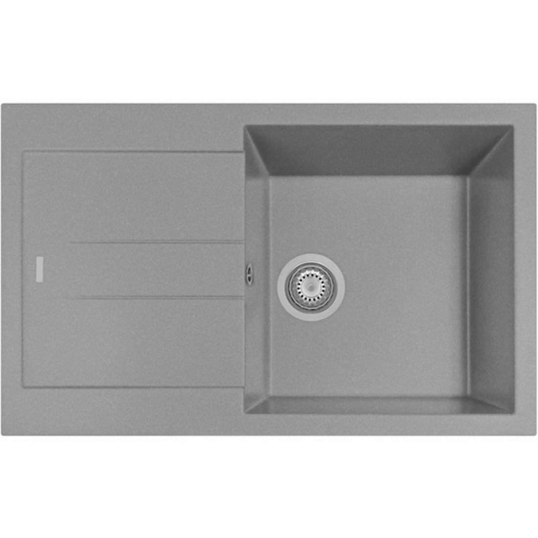 Telma Single Bowl Sink with Drainer Titanium Telma Single Bowl Sink with Drainer Titanium