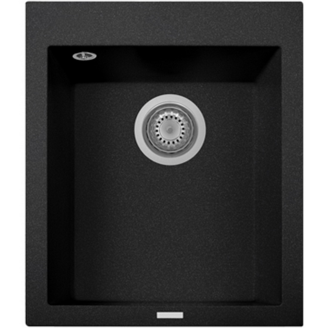 Telma Granite Single Sink Bowl 500 x 410mm Black Topmount/Undermount ON4110-BLACK Telma Granite Single Sink Bowl 500 x 410mm Black Topmount/Undermount ON4110-BLACK