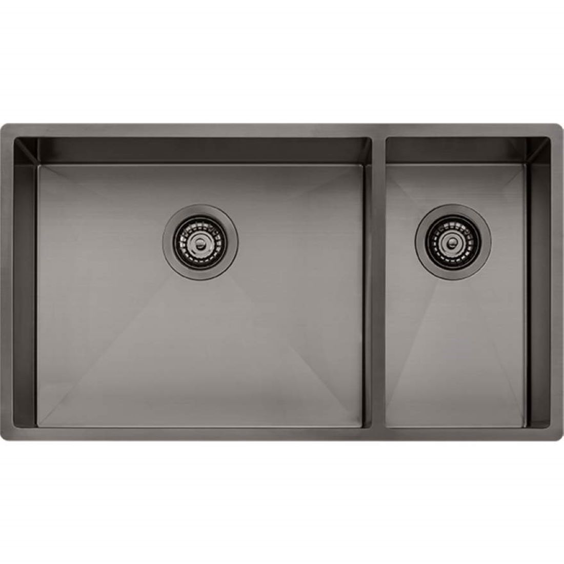 Spectra 1 & 1/2 Sink Bowl 445 x 790 mm Gun Metal Topmount/Undermount/Flushmount SB35GM Spectra 1 & 1/2 Sink Bowl 445 x 790 mm Gun Metal Topmount/Undermount/Flushmount SB35GM