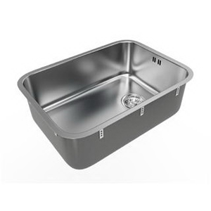 Single Sink Bowl 540 x 388 mm Satin Topmount/Undermount B5PFT90WKOF Single Sink Bowl 540 x 388 mm Satin Topmount/Undermount B5PFT90WKOF