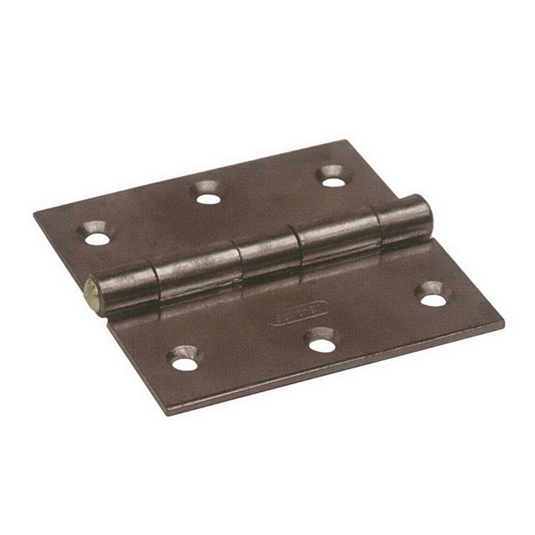 Wide Butt Hinge 100 x 100mm Florentine Bronze Fixed Brass Pin BH100-WFF Wide Butt Hinge 100 x 100mm Florentine Bronze Fixed Brass Pin BH100-WFF