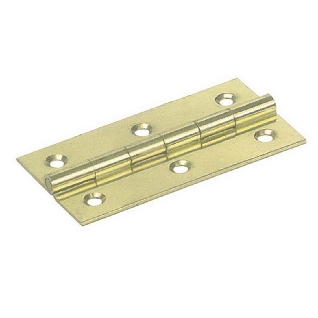 50 x 76mm Fixed Pin Narrow Butt Hinge Polished Brass 50 x 76mm Fixed Pin Narrow Butt Hinge Polished Brass