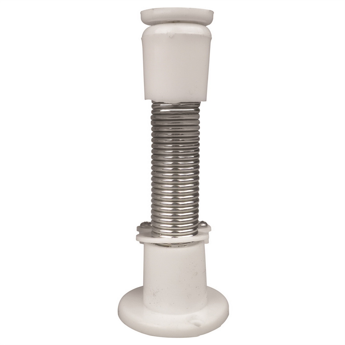 Spring Doorstop Zinc White Spring Doorstop Zinc White