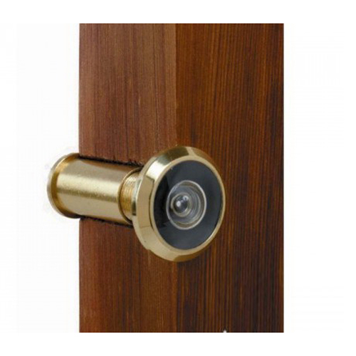 Wide Angle Door Viewer Polished Brass Wide Angle Door Viewer Polished Brass