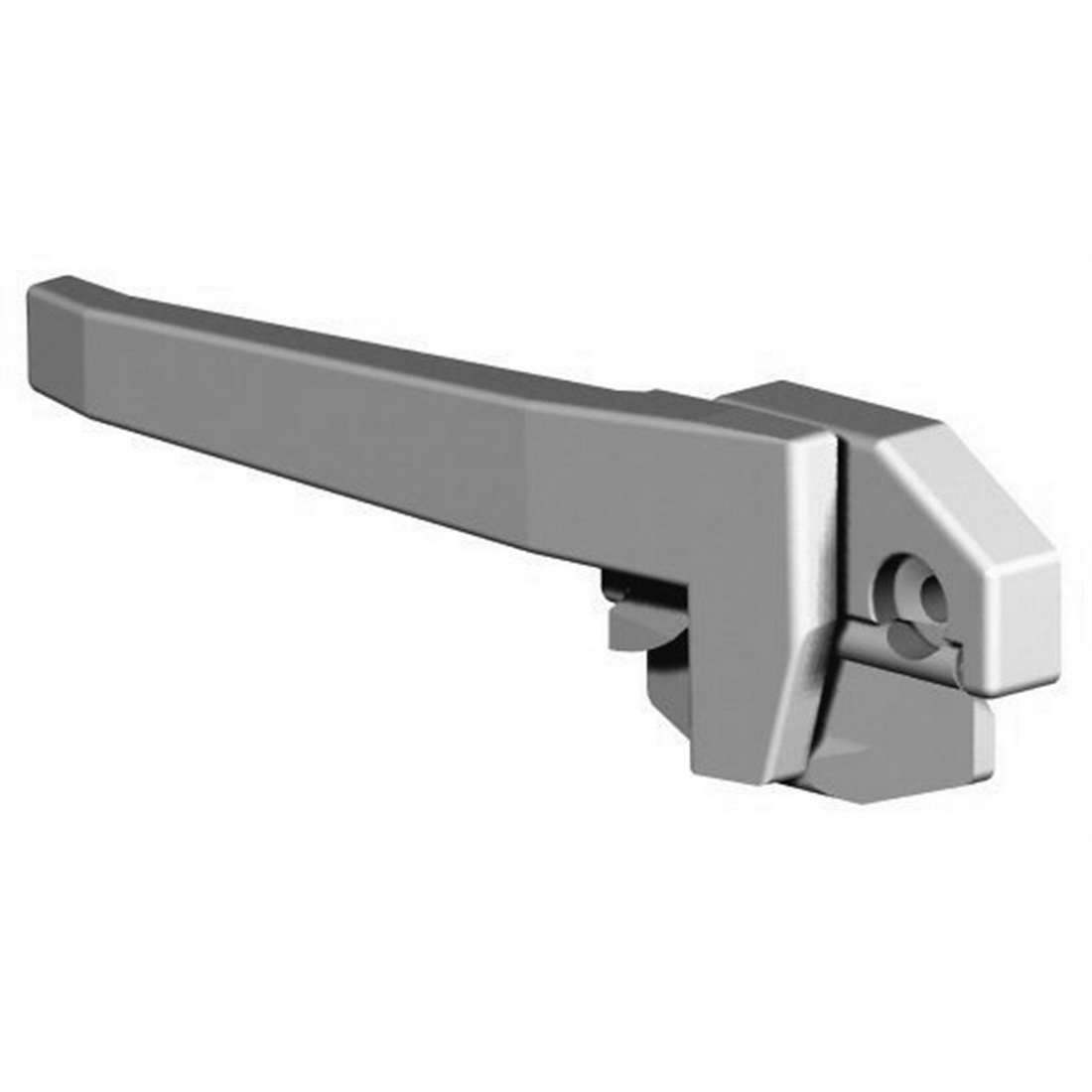 Securicraft Left Hand Low Profile - Face Fix Wedgeless Window Handle 93mm Aluminum Frame Black MC321B Securicraft Left Hand Low Profile - Face Fix Wedgeless Window Handle 93mm Aluminum Frame Black MC321B