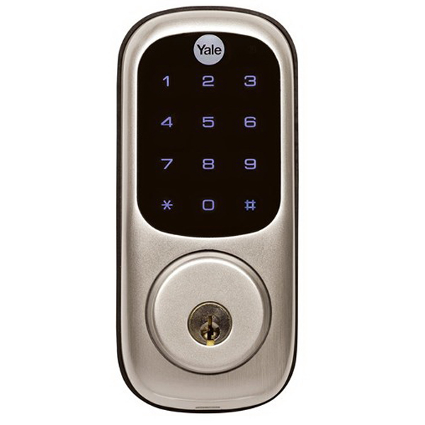 Digital Touchscreen Deadbolt 60 - 70mm Backset Satin Nickel SYEDDB/220/NZ Digital Touchscreen Deadbolt 60 - 70mm Backset Satin Nickel SYEDDB/220/NZ