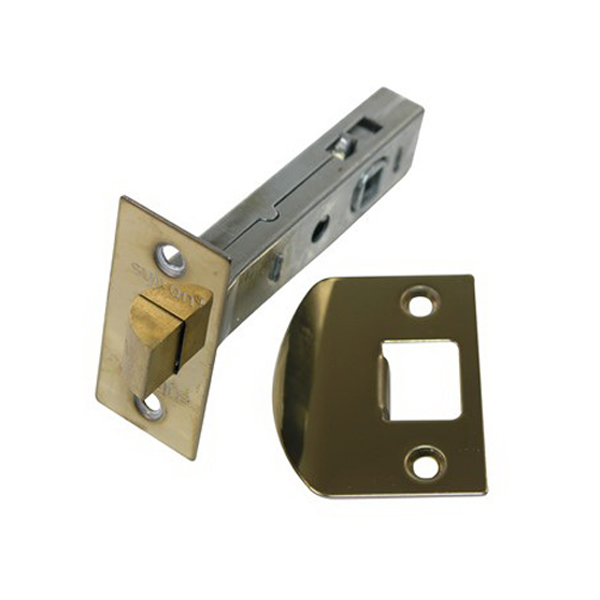 Tubular Mortice Latch 60mm 7.6 x 7.6mm Spindle Polished Brass MLS60.PB Tubular Mortice Latch 60mm 7.6 x 7.6mm Spindle Polished Brass MLS60.PB