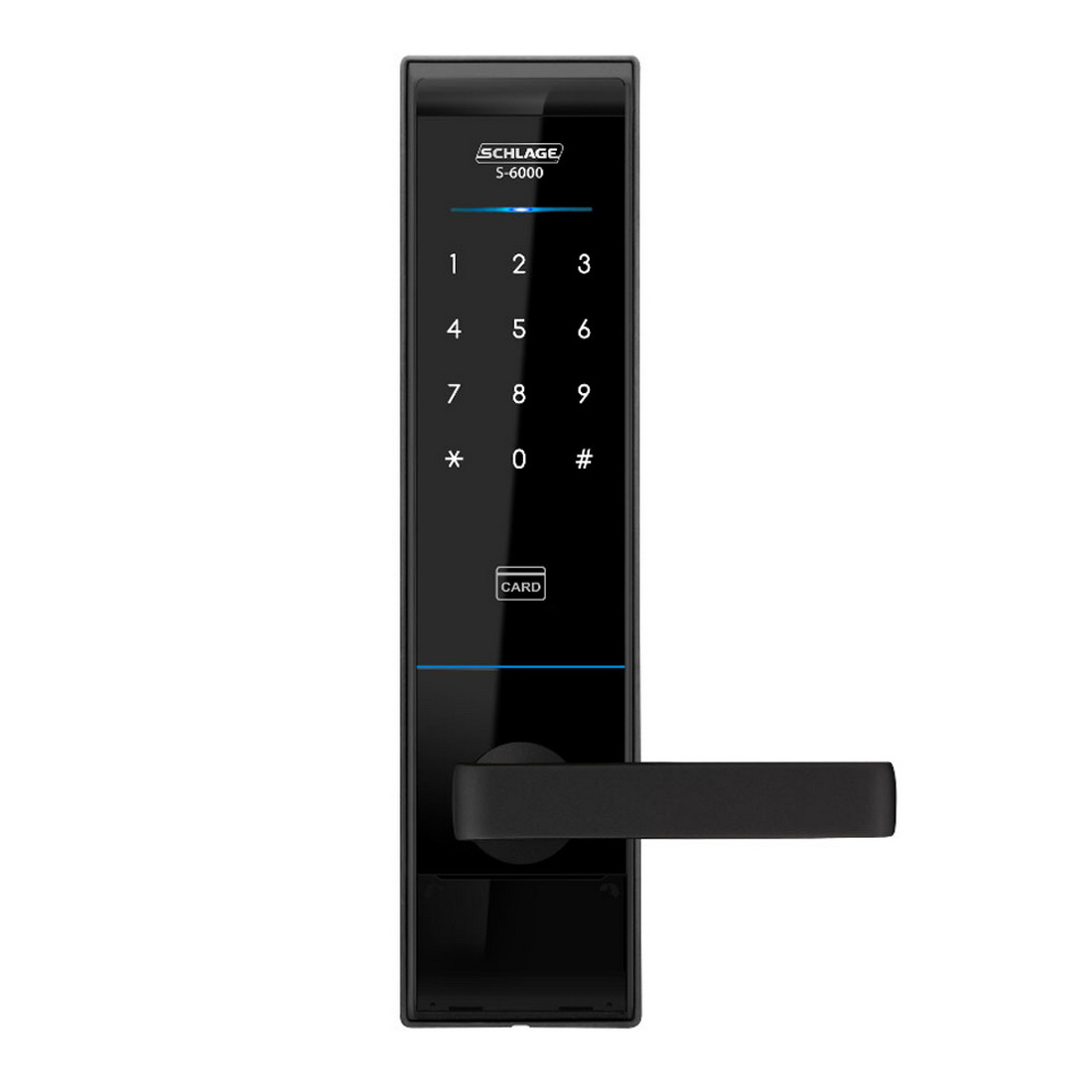 S6000 Digital Touch Pad Door Lock Black S6000 Digital Touch Pad Door Lock Black