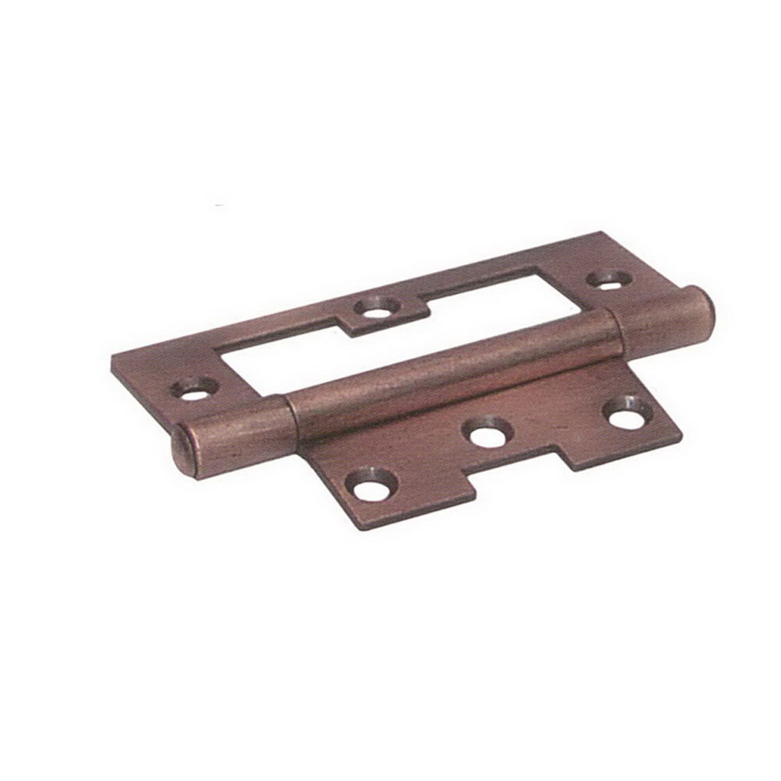 Easy Fit Flush Butt Hinge 45mm Florentine Bronze Fixed Pin BH45FFF