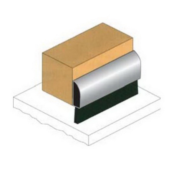 RP2F Designer Brush Strip Seal 915mm Bronze 4915 RP2F Designer Brush Strip Seal 915mm Bronze 4915