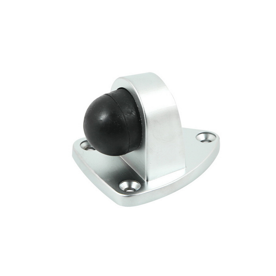 Floor Mount Triangle Door Stop Satin Chrome Floor Mount Triangle Door Stop Satin Chrome