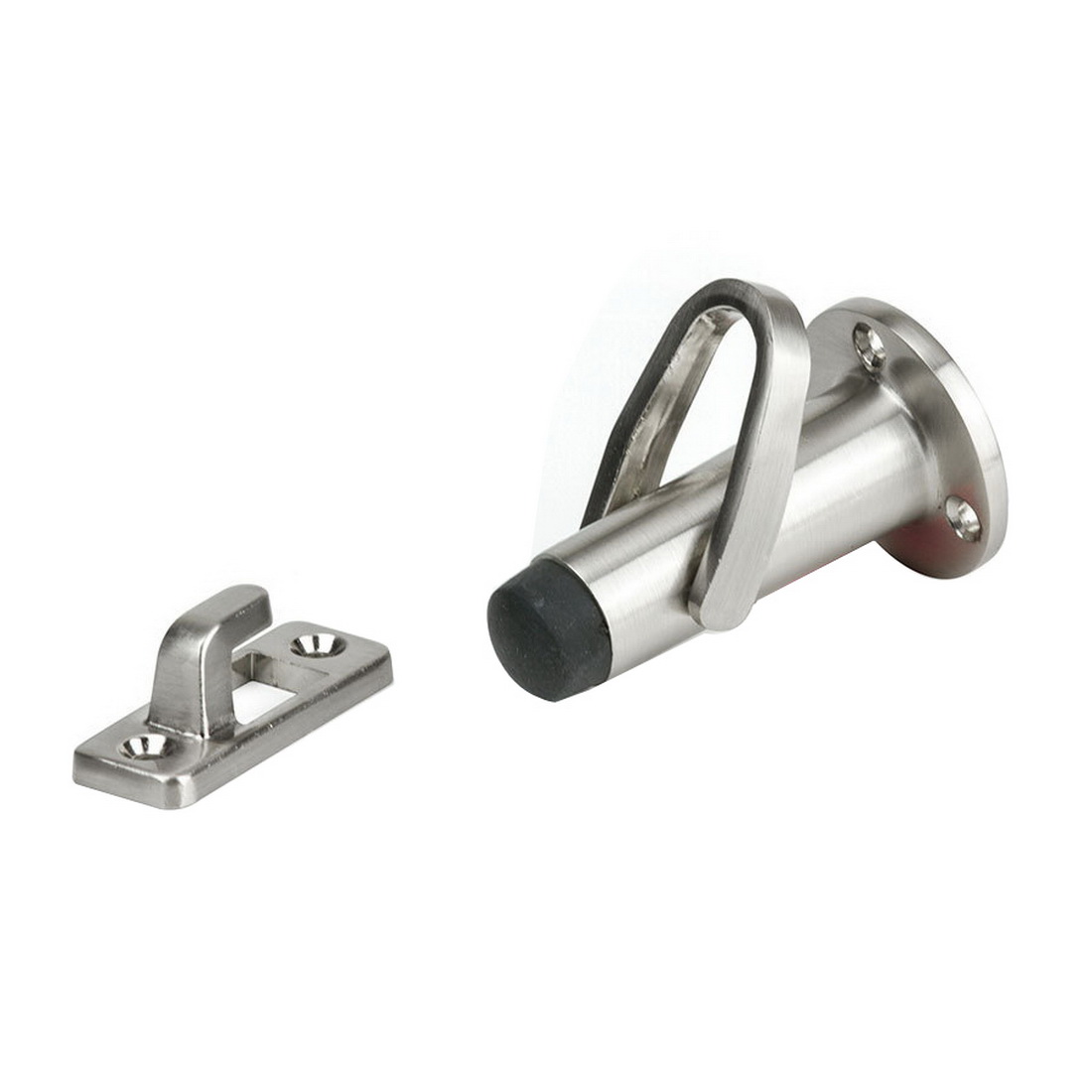 Wall Mount Hook Back Door Stop Satin Nickel Wall Mount Hook Back Door Stop Satin Nickel
