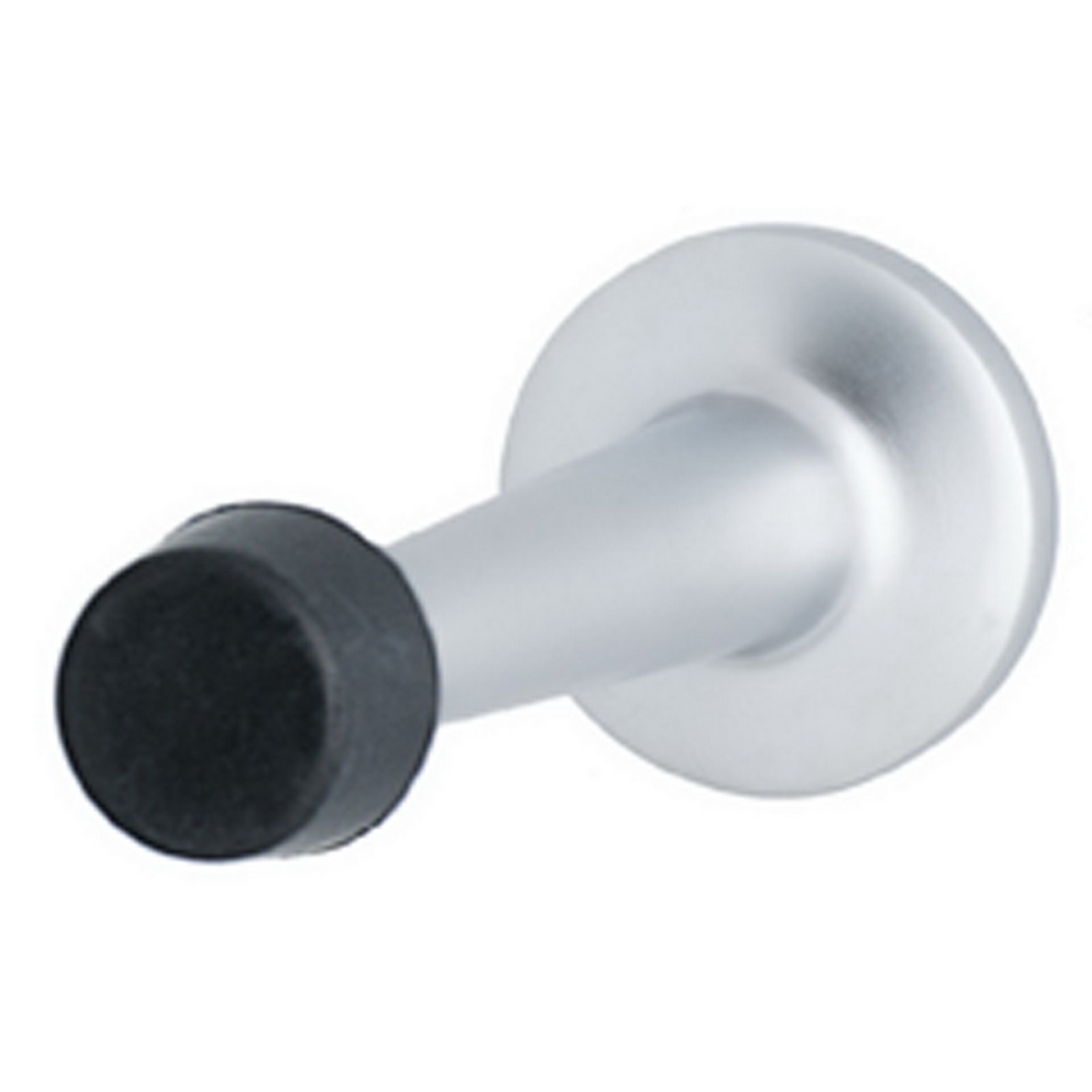 Classic Round Tapered Wall Mount Concealed Fix Door Stop 80mm Satin Chrome 400SC Classic Round Tapered Wall Mount Concealed Fix Door Stop 80mm Satin Chrome 400SC