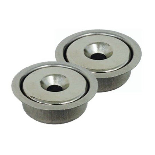 Door Magnet Pack With Cups 22 x 6mm Chrome 332MWC Door Magnet Pack With Cups 22 x 6mm Chrome 332MWC