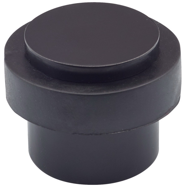 2 Piece Round with Surround Buffer Floor Mount Door Stop Aluminium Matt Black 207PB 2 Piece Round with Surround Buffer Floor Mount Door Stop Aluminium Matt Black 207PB