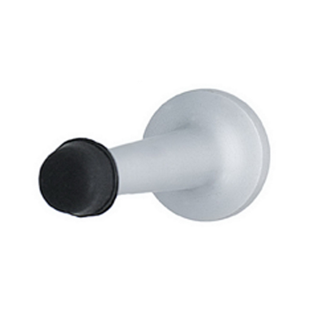 Classic Round Tapered Wall Mount Door Stop 77mm Satin Chrome 403SC Classic Round Tapered Wall Mount Door Stop 77mm Satin Chrome 403SC