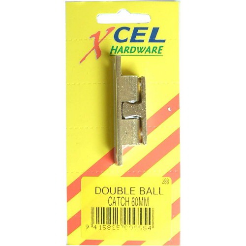 Double Ball Catch 50mm Brass Double Ball Catch 50mm Brass