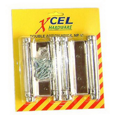 Double Action Bomber Hinge 100mm Nickel Plated 2 Card Double Action Bomber Hinge 100mm Nickel Plated 2 Card
