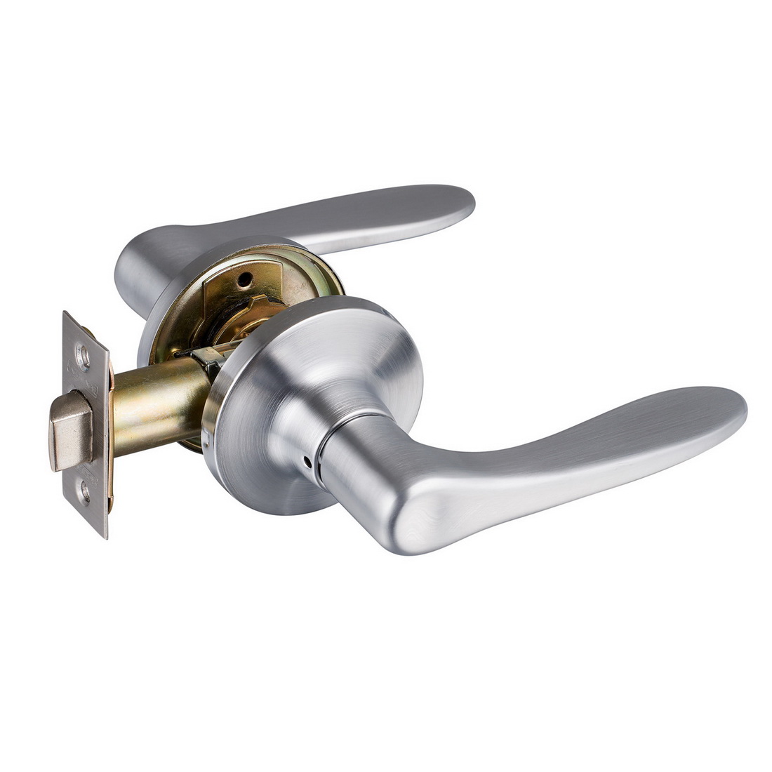 Regent Rubens R10 Passage Set 65mm 60/70mm Backset Zinc Die-Cast Satin Chrome RRPASSS Regent Rubens R10 Passage Set 65mm 60/70mm Backset Zinc Die-Cast Satin Chrome RRPASSS