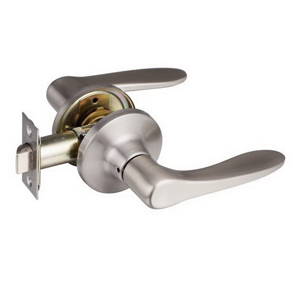 Regent Rubens R10 Passage Set Satin Nickel Passage Lever Door